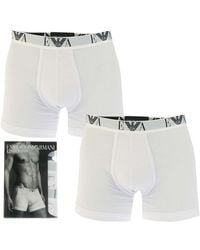 Armani - 2 Pack Boxer Shorts - Lyst