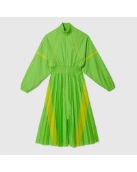 Lacoste - Colour Block Sweatshirt Dress - Lyst