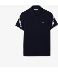 Lacoste - Regular Fit Stretch Mini Pique Polo Shirt - Lyst