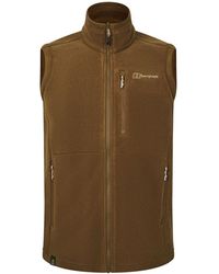 Berghaus - Prism Solid Patterned Full Zipper Gilet With Zipped Pocket - Lyst