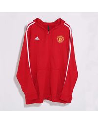 adidas - Manchester United Dna Graphic Full Zip Hoodie - Lyst