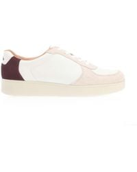 Fitflop - Rally Leather/suede Panel Trainers Eu 36 Woman - Lyst