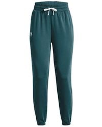 Under Armour Ua Rival French Terry Joggers Pants 1369453 in Green