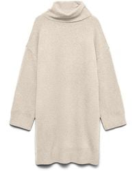 Vero Moda - Roll Neck Jumper Dress - Lyst