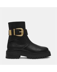 Steve Madden - Lexs Ankle Boots Low Heel Lug Sole - Lyst
