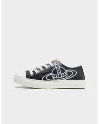 Vivienne Westwood - Leather Plimsole Low Top Trainers - Lyst