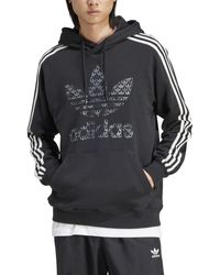 adidas Originals - Classic Mono Graphic Hoodie - Lyst