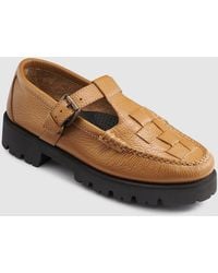 G.H. Bass & Co. - Mary Jane Fisherman Super Lug Weejuns Loafers - Lyst