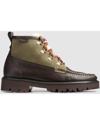 G.H. Bass & Co. - Mixed Media Ranger Super Lug Boot With Shearling - Lyst