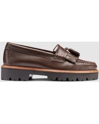 G.H. Bass & Co. - Esther Kiltie Super Lug Weejuns Loafer Shoes - Lyst