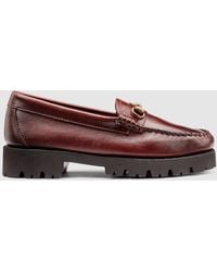 G.H. Bass & Co. - Lianna Bit Super Lug Weejuns Loafer Shoes - Lyst