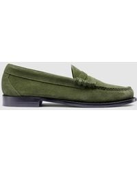 G.H. Bass & Co. - Larson Suede Weejuns Loafer Shoes - Lyst