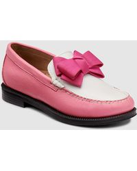 G.H. Bass & Co. - Kids Lillian Bow Weejuns Loafer Shoes - Lyst