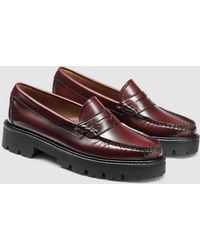 G.H. Bass & Co. - Whitney Super Lug Weejuns Loafers - Lyst