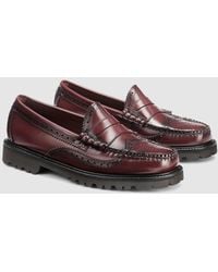 G.H. Bass & Co. - Larson Wingtip Lug Weejuns Loafer Shoes - Lyst