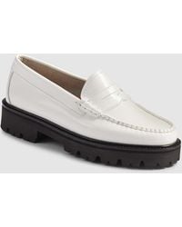 G.H. Bass & Co. - Whitney Super Lug Weejuns Loafers - Lyst