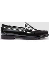 G.H. Bass & Co. - Logan Piping Easy Weejuns Loafer Shoes - Lyst