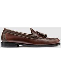 G.H. Bass & Co. - Larkin Tassel Brogue Weejuns Loafer Shoes - Lyst