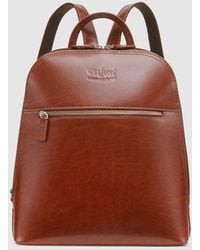 G.H. Bass & Co. - Madison Small Backpack- Cognac - Lyst