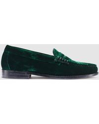 G.H. Bass & Co. - Whitney Velvet Weejuns Loafer Shoes - Lyst