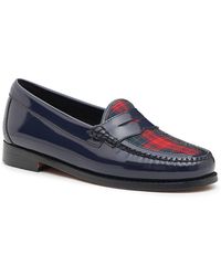 bass plaid weejuns