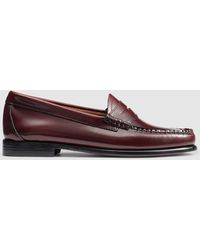 G.H. Bass & Co. Mary Jane Weejuns Loafer Shoes in Brown | Lyst
