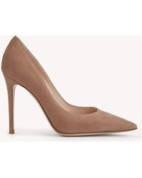Gianvito Rossi - Gianvito 105, Pumps, , Praline Suede - Lyst