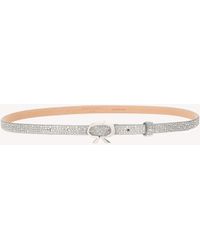 Gianvito Rossi - Crystal Ribbon Belt - Lyst