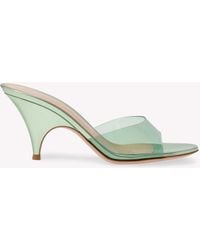 Gianvito Rossi - Sofia Mule 70, Grün - Lyst