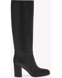 Gianvito Rossi - Santiago Round Toe Boots - Lyst