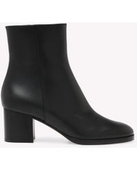 Gianvito Rossi - Santiago Bootie, Schwarz - Lyst