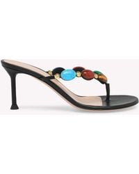 Gianvito Rossi - Shanti Thong 70, Sandals And Mules - Lyst