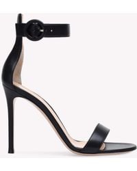 Gianvito Rossi - Portofino 105, Sandals, , Leather - Lyst