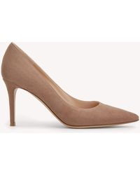 Gianvito Rossi - Gianvito 85, Pumps, , Praline Suede - Lyst