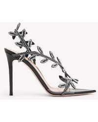 Gianvito Rossi - Crystal Flavia, Schwarz - Lyst
