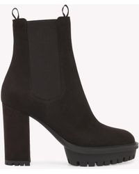 Gianvito Rossi - Barry Bootie, Marron - Lyst
