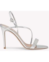 Gianvito Rossi - Manhattan 95, Silber - Lyst