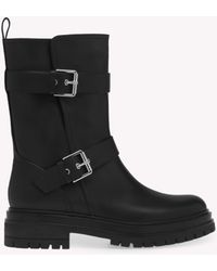 Gianvito Rossi - Thiago Biker Bootie - Lyst