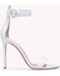 Gianvito Rossi - Portofino 105, Sandals, , Leather - Lyst