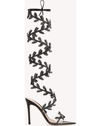 Gianvito Rossi - Crystal Flavia Boot, Schwarz - Lyst