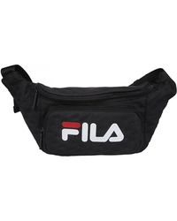 FILA marsupio nero logo bianco FILA marsupio nero logo bianco