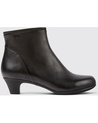 Camper - Helena Ankle Boots Low Heel - Lyst