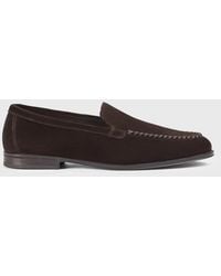 Doucal's - Suede Loafers - Lyst