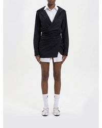 The Attico - Stretch Cotton Chemisier Dress - Lyst
