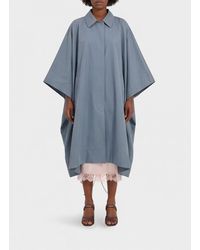 MM6 by Maison Margiela - Cotton Cape - Lyst