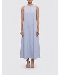 Agnona - Cotton Midi Dress - Lyst