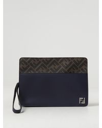 Fendi - Logo Clutch Bag - Lyst