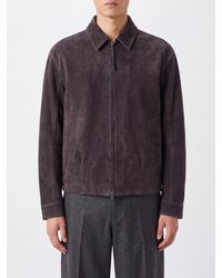 Giorgio Brato - Calfskin Leather Shirt-Style Jacket With Zip Closure - Lyst