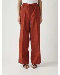 Twinset - Linen Palazzo Trousers - Lyst