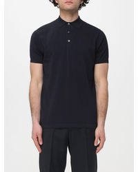 Aspesi - Cotton Knit Polo Shirt - Lyst